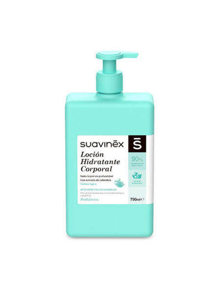 Suavinex Pediatric Loción Hidratante Masaje 750 ML, Nutre Y Suaviza La Piel Despues Del Baño