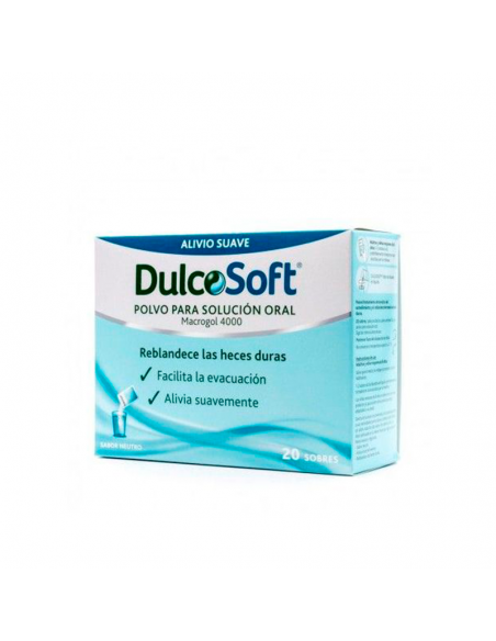 Dulcosoft Polvo Para Sol Oral 20 Sobres Reblandece Las Heces Duras, Alivia Y Facilita Evacuacion