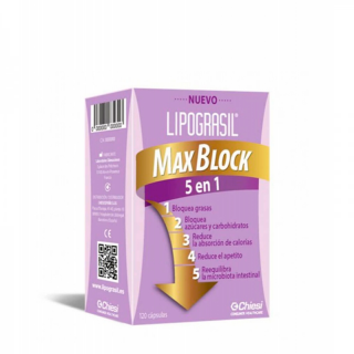 Lipograsil Maxblock 5 3n 1 120 Cápsulas.