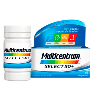 Multicentrum Select 50+ 90 Comprimidos.