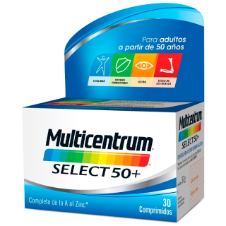 Multicentrum Select 50+ 30 Comprimidos.