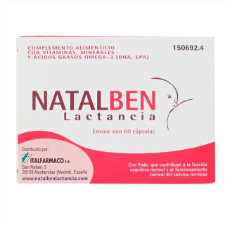 Natalben Lactancia 60 Cápsulas.