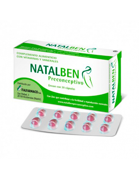 Natalben Preconceptivo 30 Capsulas