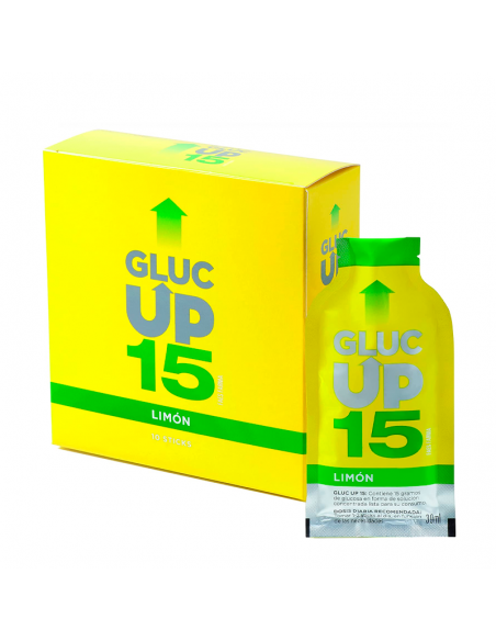 Gluc Up 15 Sqbor Limón 10 Sticks