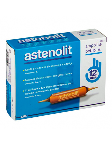 ASTENOLIT 12 AMPOLLAS BEBIBLES