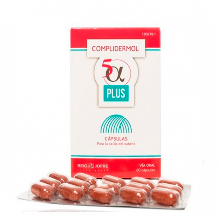Complidermol 5Alfa Plus 60 Cápsulas.