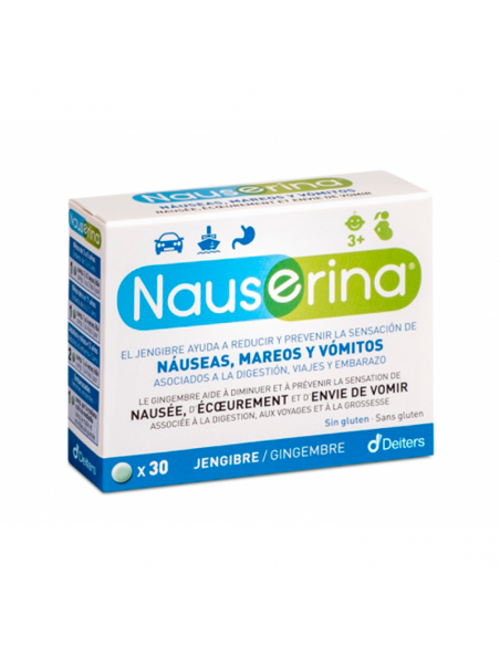 NAUSERINA 30 COMPRIMIDOS NAUSEAS, MAREOS Y VOMITOS