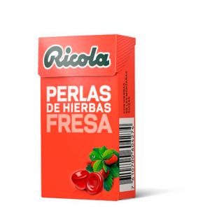 Ricola Perlas Sin Azúcar Fresa 25gr.