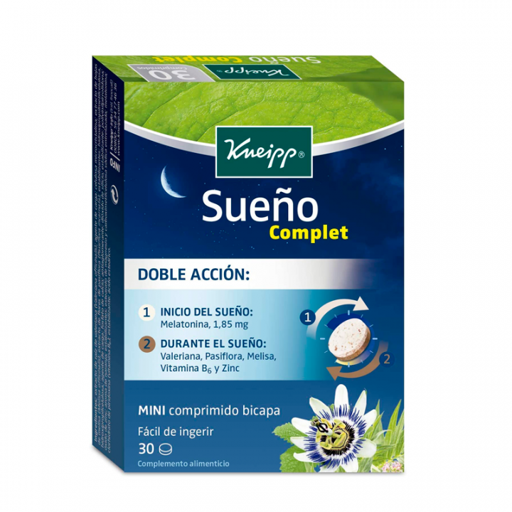 Kneipp Sueño Complet 30 Comprimidos.