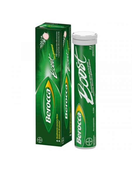 Berocca Boost 15 Comprimidos Efervescentes De Bayer Hispania S.l.