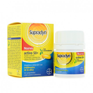 Supradyn Vital 50+ con Antioxidantes 30 Comprimidos.