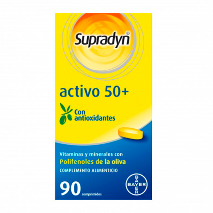 Supradyn Activo 50+ Antioxidantes 90 Comprimidos.
