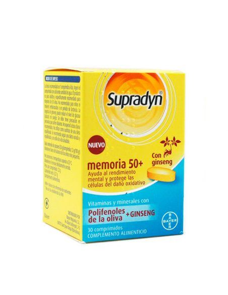 Supradyn Memoria 50+ 30 Comprimidos