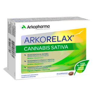 Arkorelax Cannabis Sativa 30 Comprimidos.