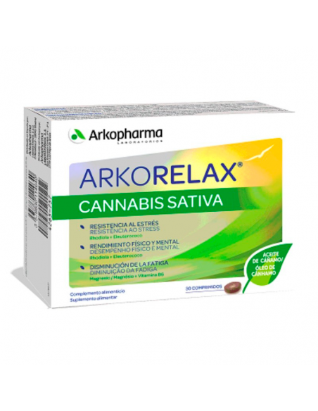 Arkorelax Cannabis Sativa 30 Comprimidos