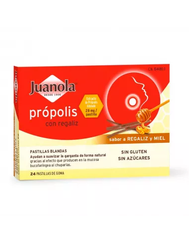 Juanola Pastillas Blandas Propolis + Regaliz...