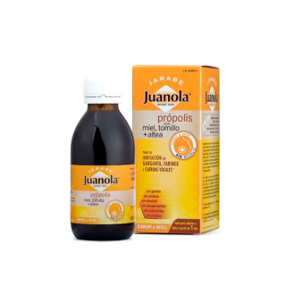 Juanola Jarabe Propolis con Miel, Tomillo y Altea.