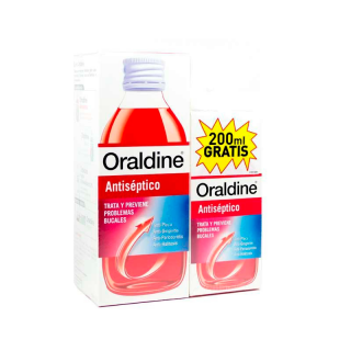 Oraldine Antiséptico Colutorio 400ml + 200ml.