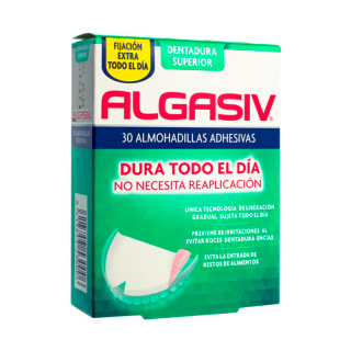 Algasiv Dentadura Superior 18 Almohadillas Adhesivas.