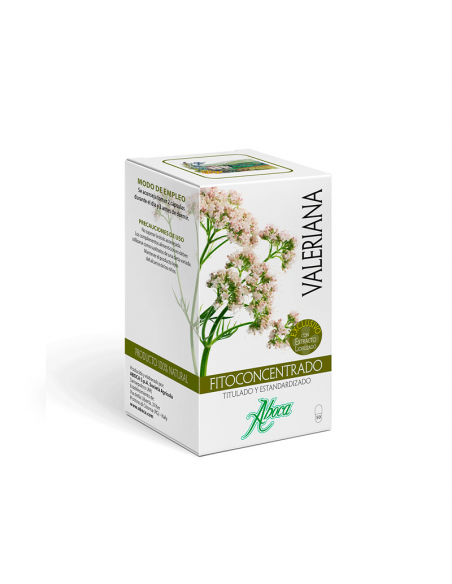 Fitoconcentrado Valeriana Aboca Frasco De 50 Cápsulas De 500 Mg