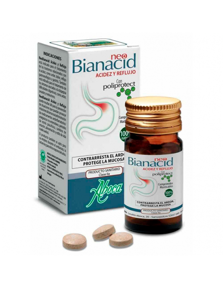 ABOCA NEOBIANACID ACIDEZ Y REFLUJO FRASCO FORMATO ECONÓMICO 14 COMPRIMIDOS ABOCA
