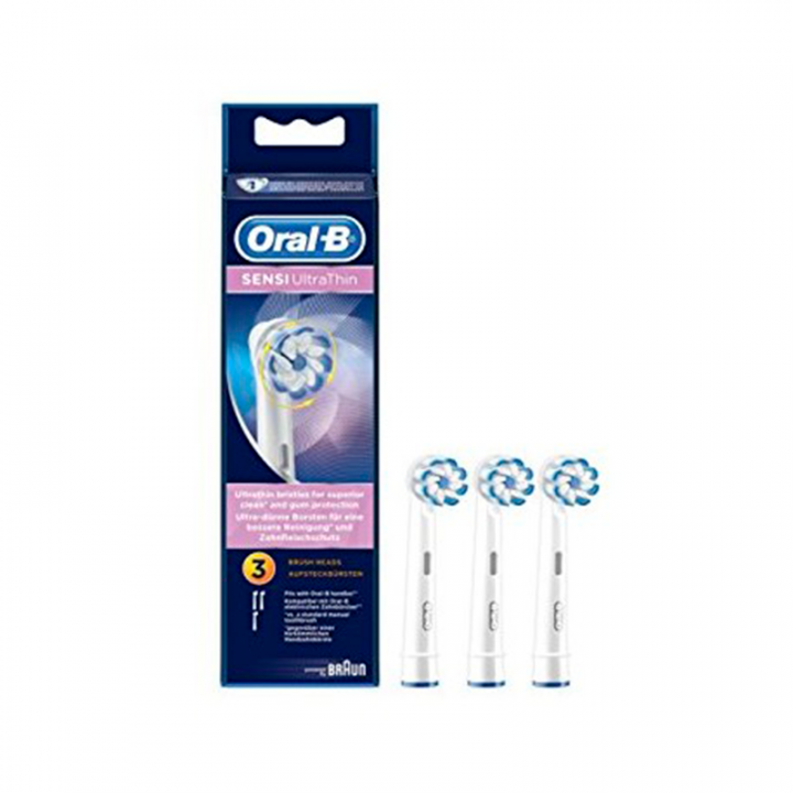 Oral-B Recambio Cepillo Eléctrico Sensi Ultra Thin 3u.