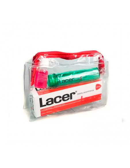 Lacer Pasta Dentrífica Antiplaca y Anticaries 50 ml + Neceser de Viaje