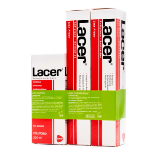 Lacer Pasta dentrífica 250ml + Colutorio.