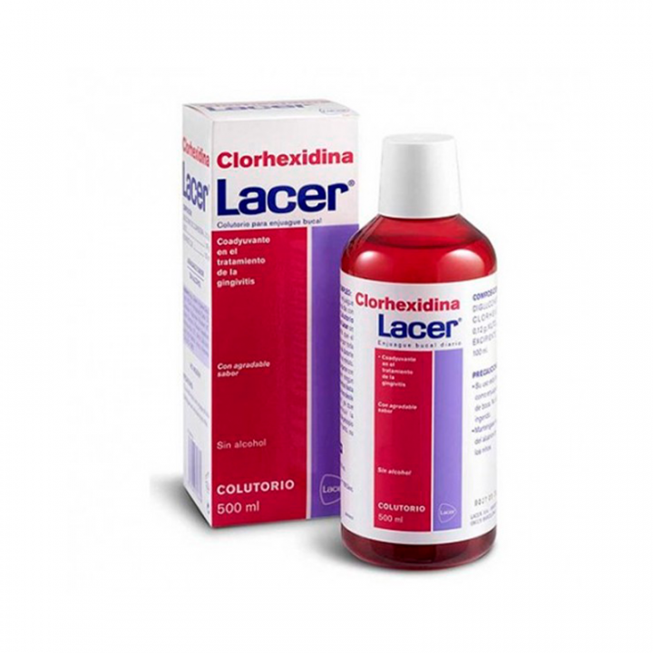 Lacer Colutorio Clorhexidina 0.2% 500ml.