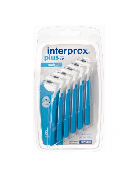 Vitis Interprox Conico 6 Cepillos Interproximales Talla Iso4,Phd(Passage Hole Diameter)1,3 1,5Mm