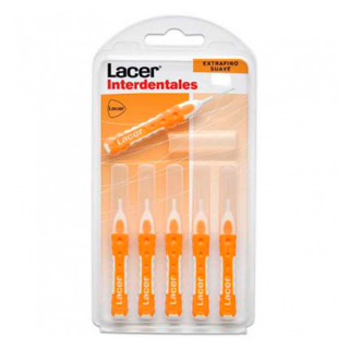 Lacer Cepillo Interdental Naranja Extrafino Suave.
