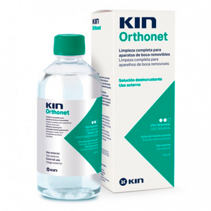Kin Orthonet Desincrustante Semanal Limpieza Pro 500ml.