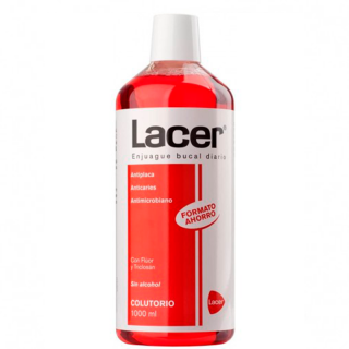 Lacer Colutorio Antiplaca, Anticaries, Antimicrobiano 1000ml.