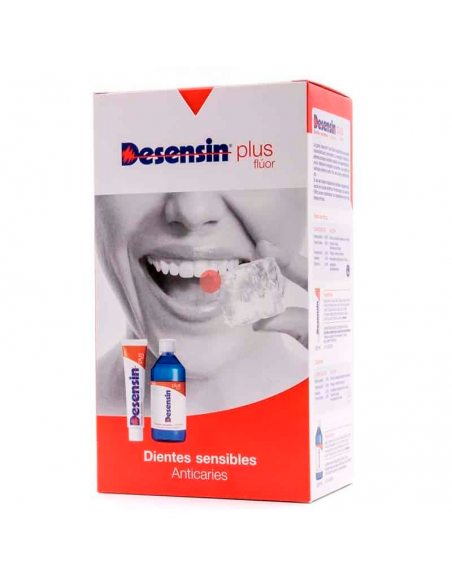 Desensin Pack Pasta Dental Plus 125Ml +  Colutorio Plus 500Ml,La Solución Para Los Dientes Sensibles