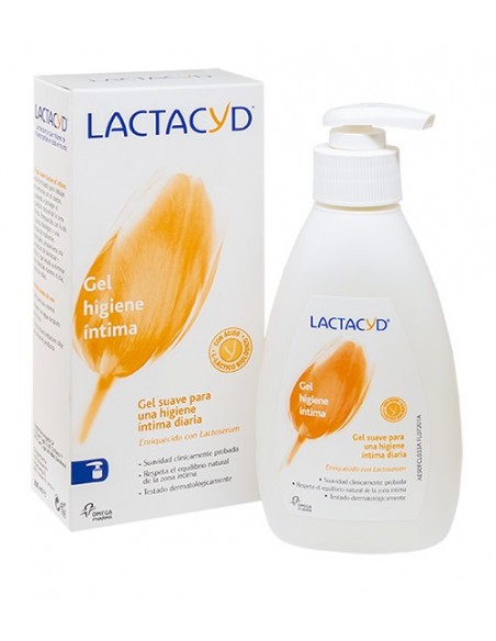LACTACYD GEL INTIMO CON DOSIFICADOR 200 ML DE OMEGA PHARMA ESPAÑA S.A.