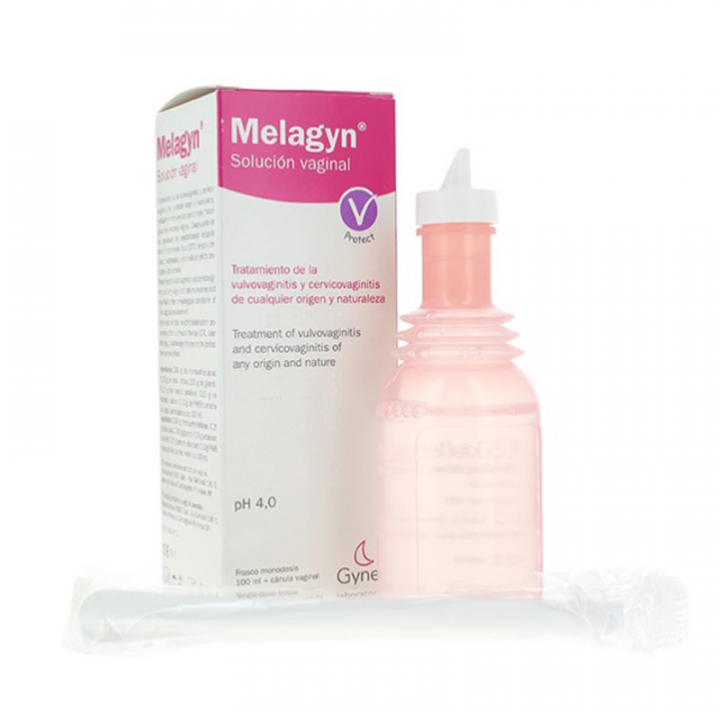Melagyn Solución Vaginal Monodosis 100ml + Canula.