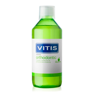 Vitis Orthodontic Colutorio Sabor Manzana Menta 1000ml.