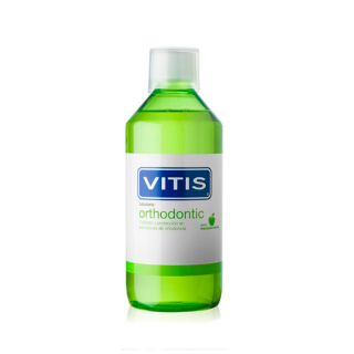 Vitis Orthodontic Colutorio Sabor Manzana Menta 500ml.