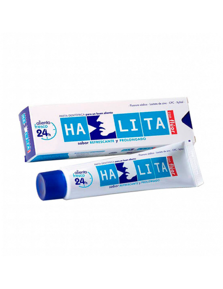 Halita Pasta Dentrifica Con Fluor Para Un Buen Aliento 75ml,Sabor Refrescante Y Prolongado