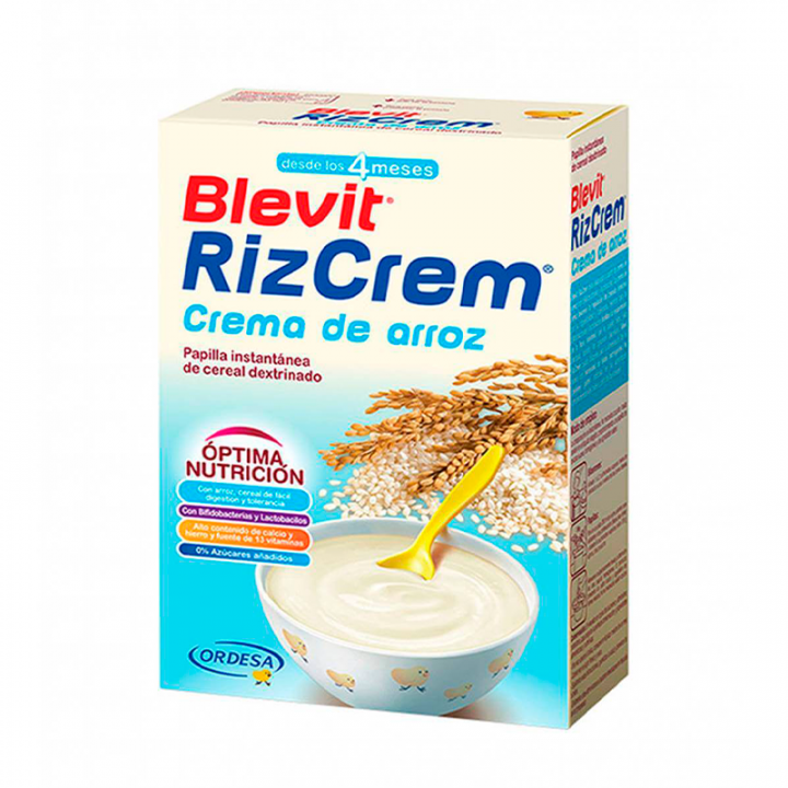 Blevit Riz Crem con Bifidus 300gr Crema de Arroz.
