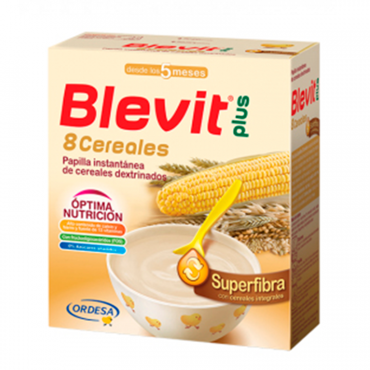 Blevit Superfibra 600gr 8 Cereales Efecto Bifidus.