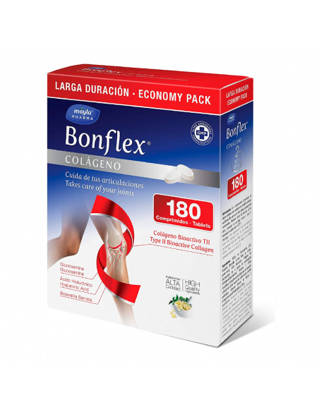 Mayla Pharma Bonflex Colageno 180 Comprimidos Formato Ahorro Colageno Glucosamina Y Hialuronico