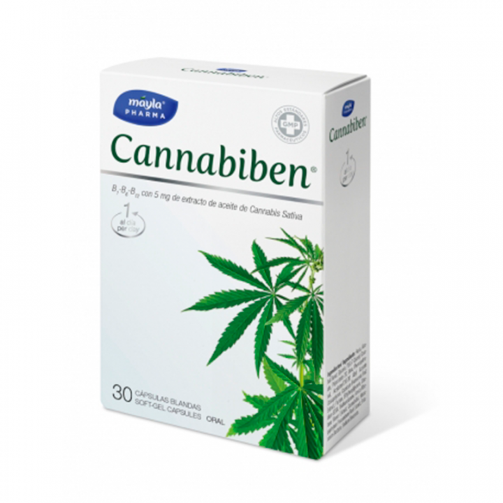 Mayla Pharma Cannabiben 30 Cápsulas B1 B2 B12.