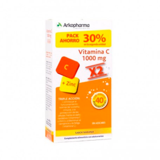 Arkovital Vitamina C 20 Comprimidos Duplo.