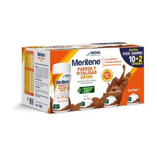 Meritene Bebida Chocolate 10+2 Unidades 12x125ml.