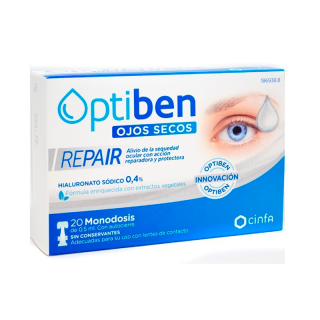 Optiben Ojos Secos Repair 20 Monodosis.