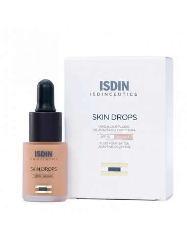 Isdinceutics Skin Drops Fluid Maquillaje Fluido Bronze SPF15 15ml