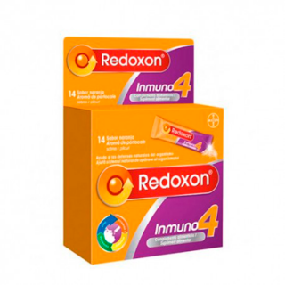 Redoxon Inmuno 4 14 Sobres Sabor Naranja.