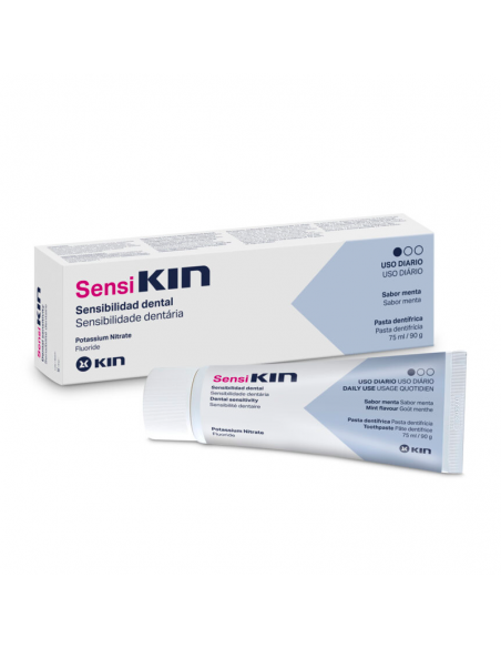 KIN SENSIKIN PASTA DENTIFRICA 75 ML SABOR MENTA PASTA CONTRA LA SENSIBILIDAD DENTAL
