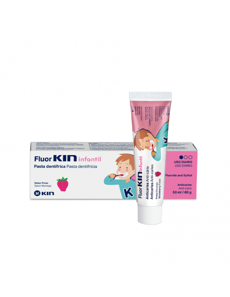 Fluor Kin Infantil Pasta Dentrifica Fresa 75 ML